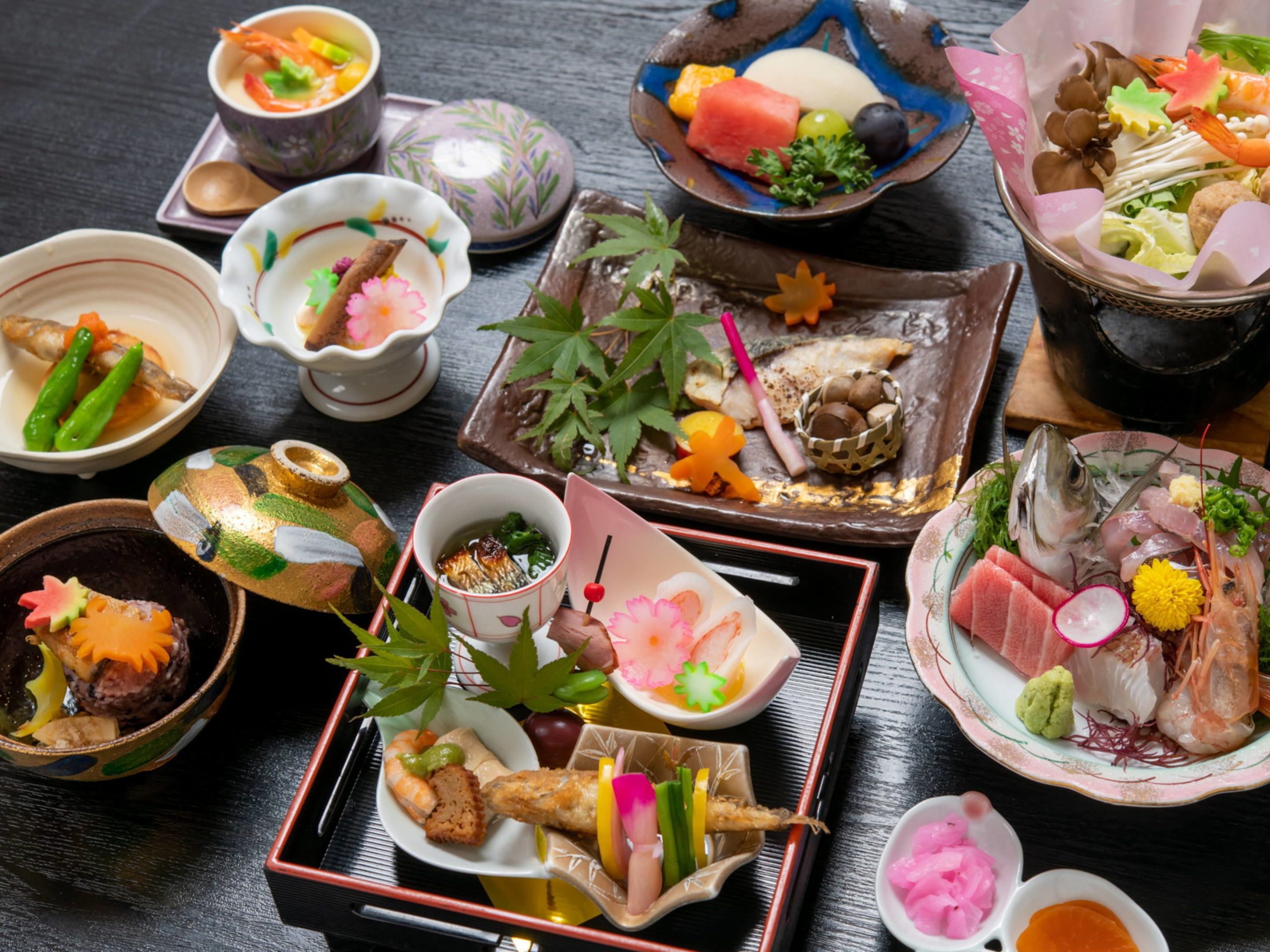 【静岡県】【伊豆幸料理】新鮮な地魚をはじめとした、季節に合わせて料理長が腕をふるう伊豆の幸満載の会席