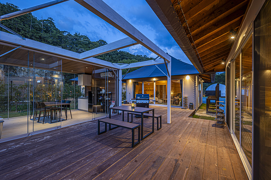 【兵庫県】ヒカリのテラス有する最上級客室