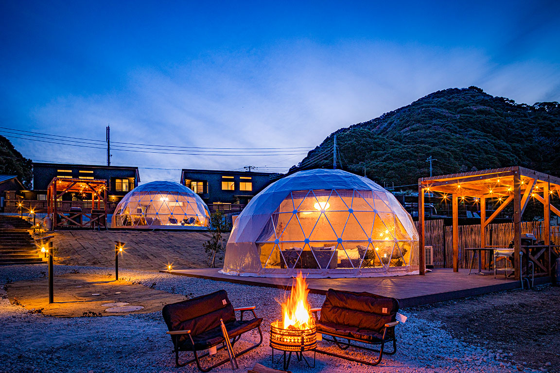 【関東_千葉県】雄大な太平洋の波音に抱かれる リゾートグランピング