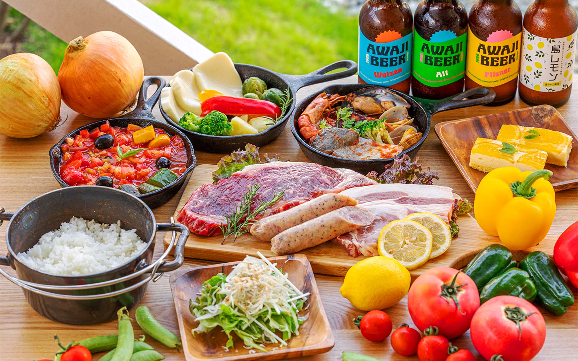 【関西_兵庫県】淡路の美食を堪能する グランピングBBQ