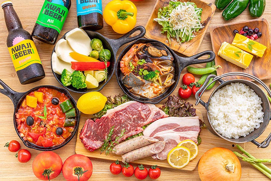 【関西_兵庫県】淡路の海が育んだご当地食材を中心に、ここでしか味わえないグランピングBBQをご提供