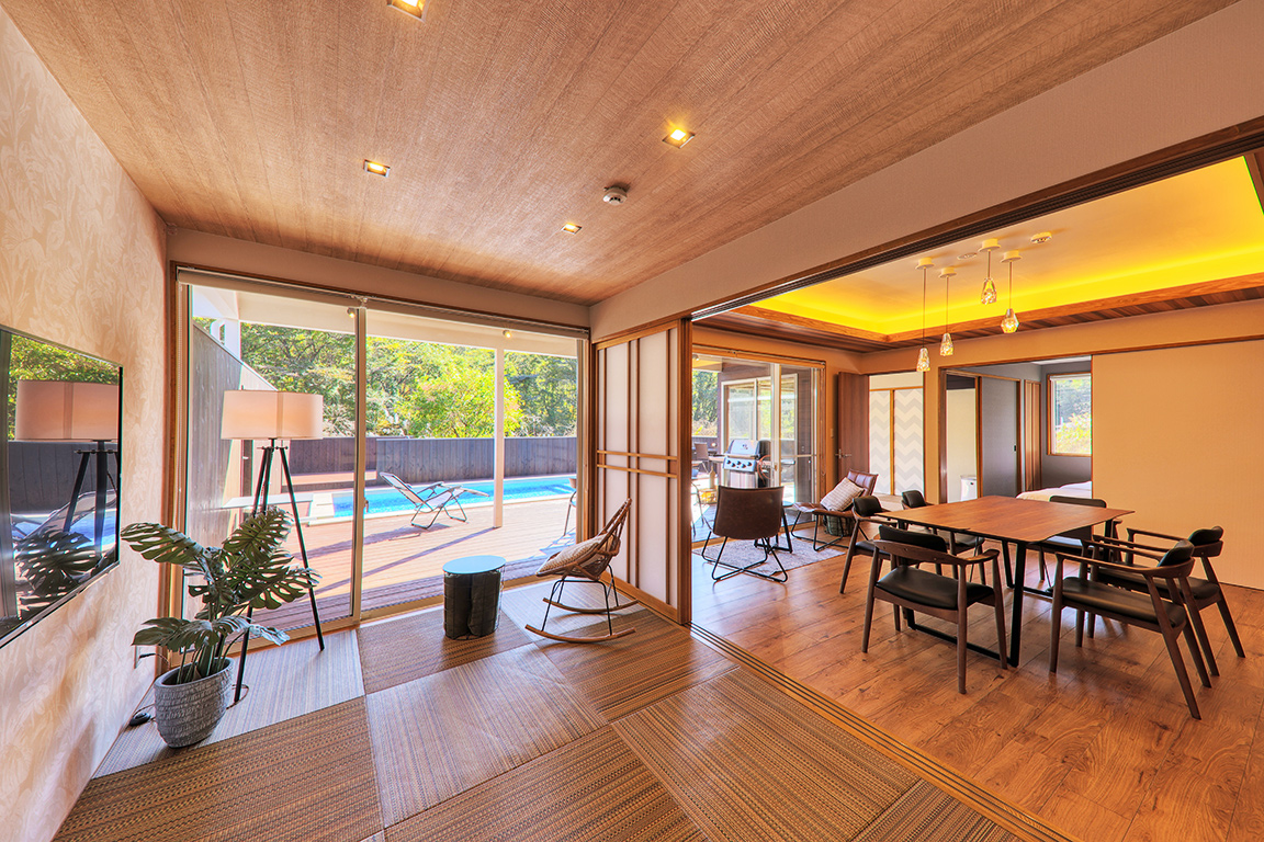 【甲信越_山梨県】1日1組限定の1棟貸切リゾートヴィラ