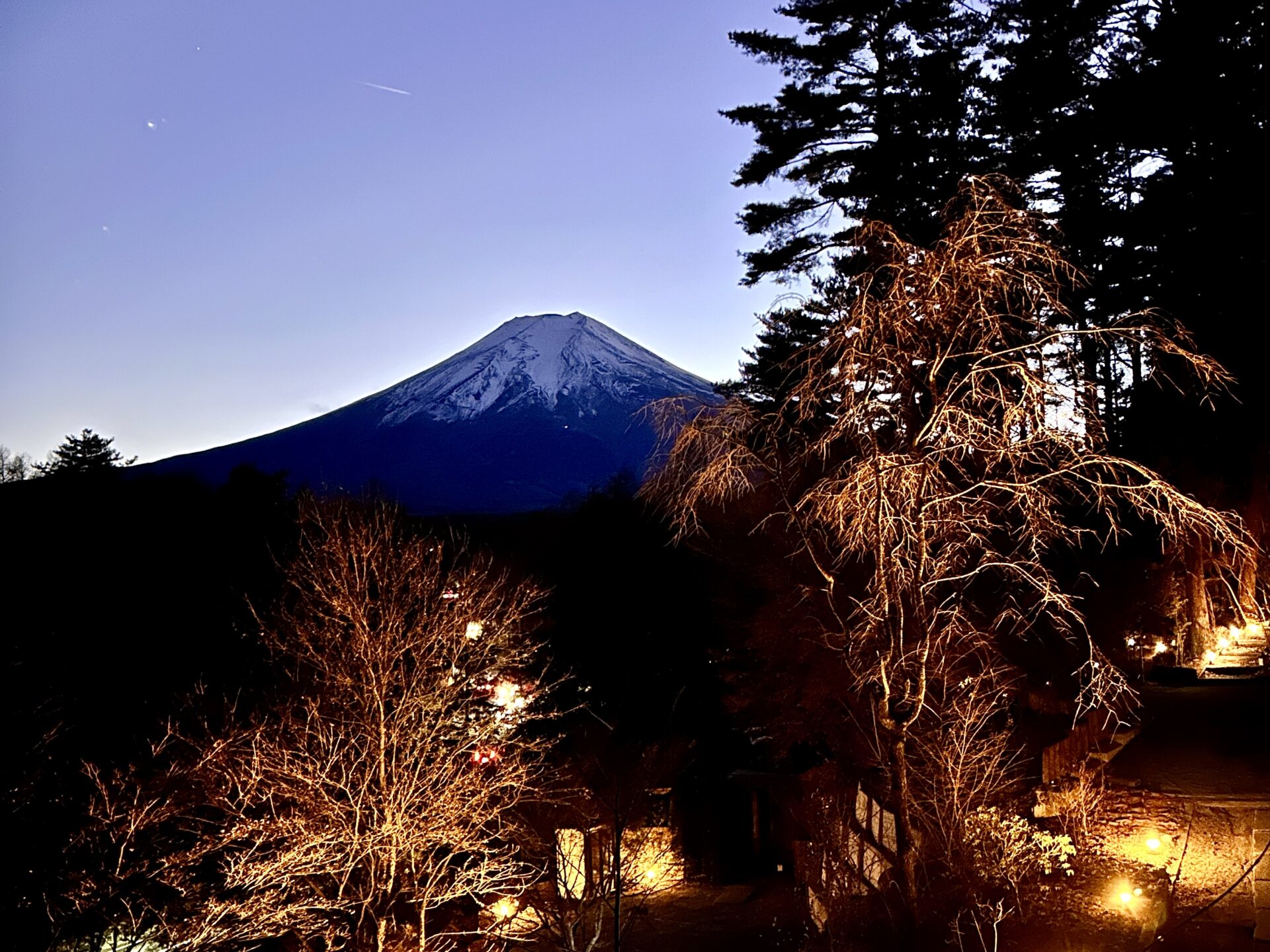 【甲信越_山梨県】富士山が見えるテラス
