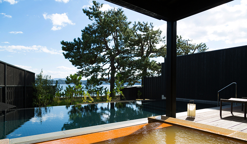 【関西_京都府】大人の時間を演出するプライベートプールを全部屋に配置