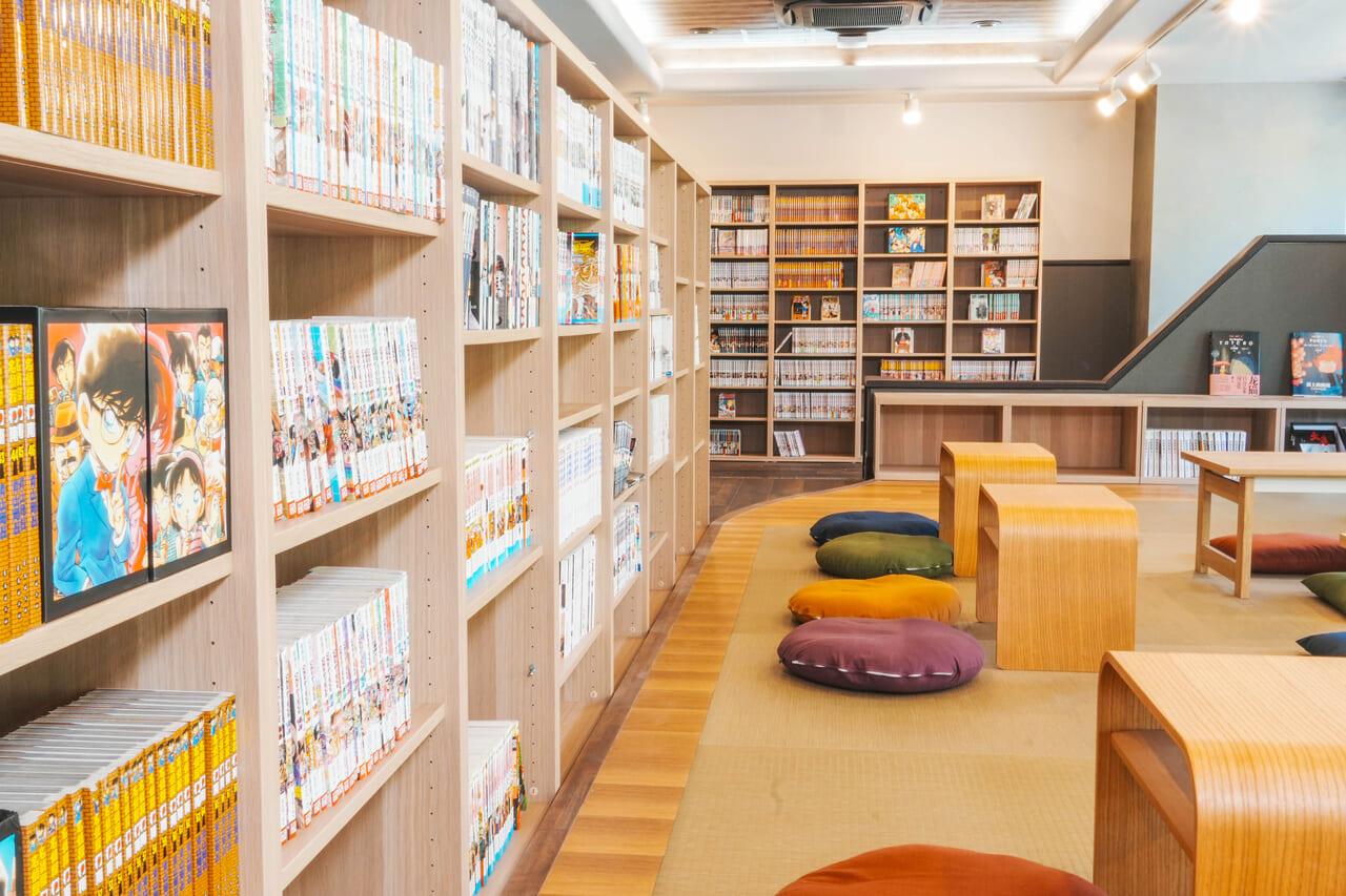 【関西_京都府】3,000冊の漫画コーナーを設けました