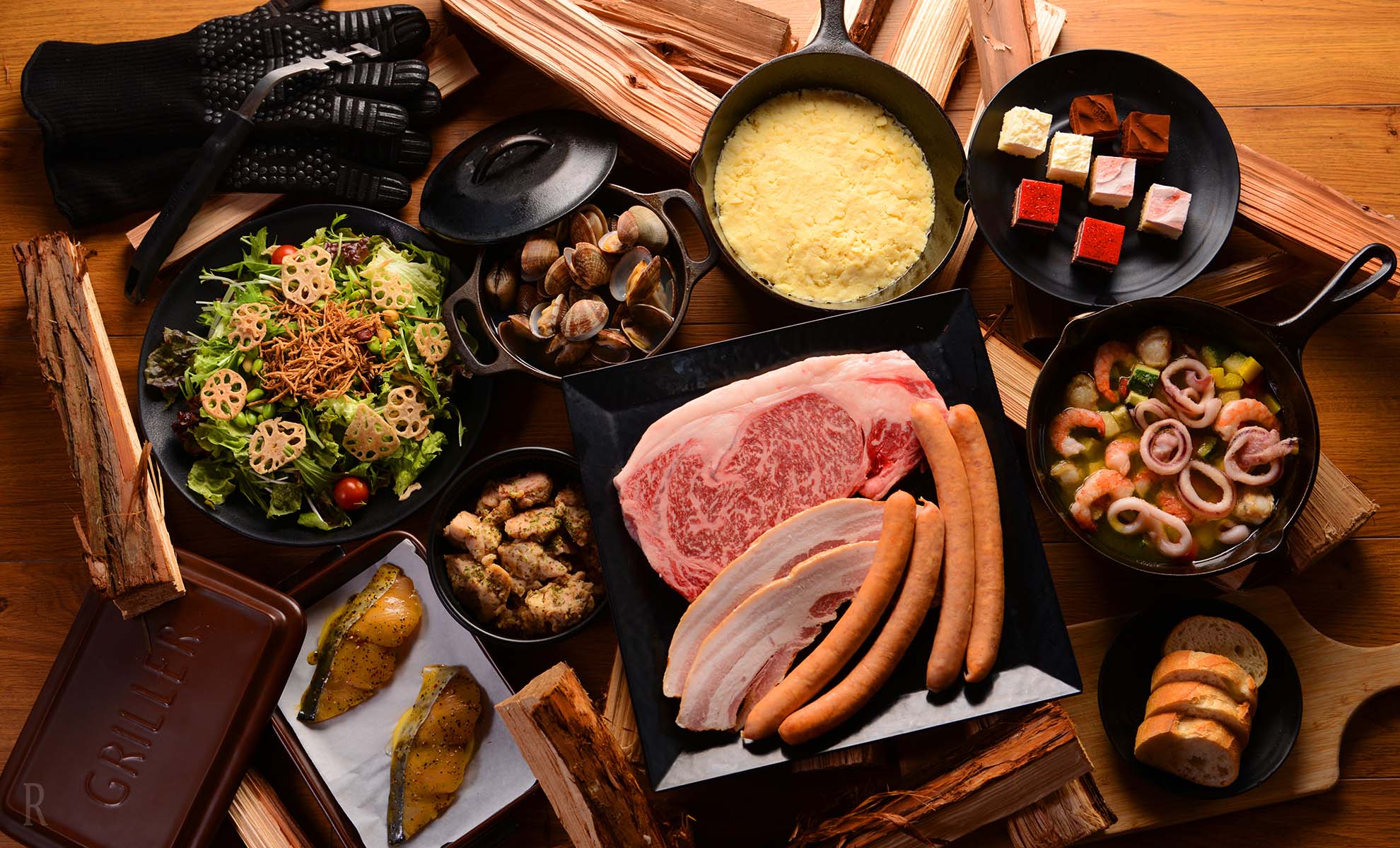 【関東_千葉県】かずさ和牛にSPF豚。房総半島の美味堪能 プレミアムグランピングBBQ