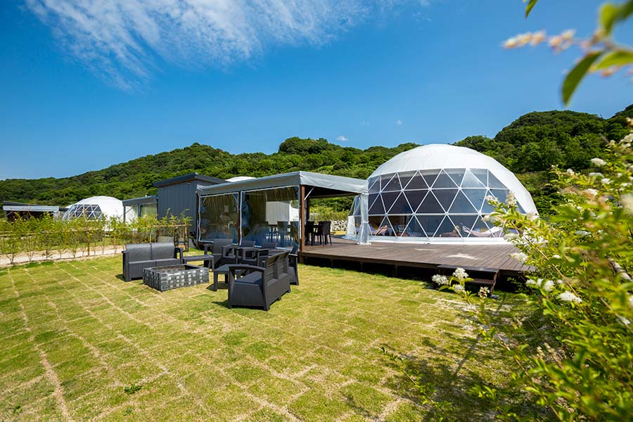 【関西_大阪府】国内最大級の大きさ、直径10ｍの大型ドームテント