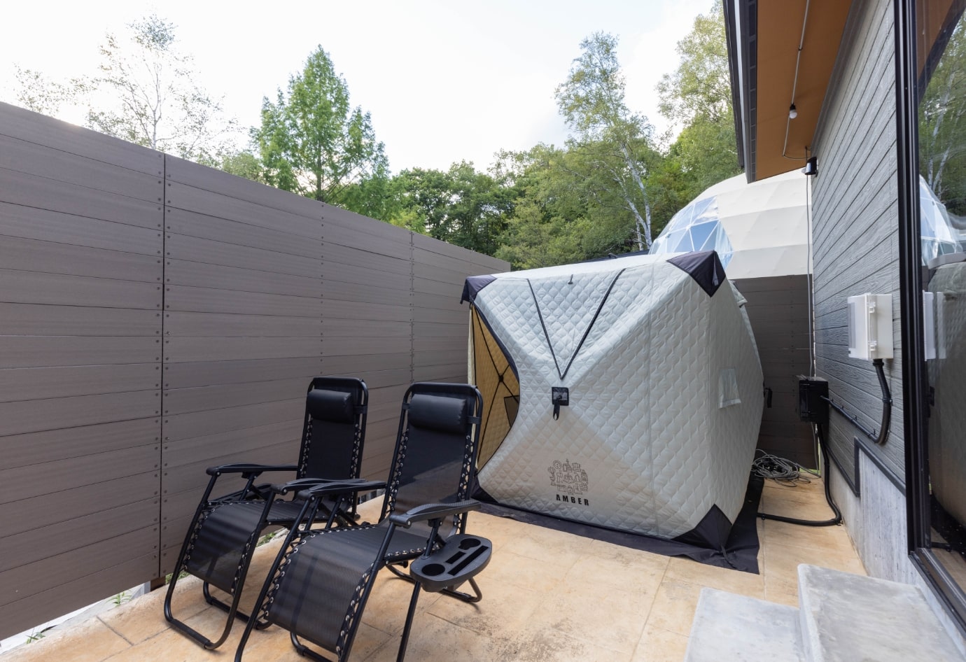 【甲信越_長野県】テントサウナに電気式のサウナ設備を完備