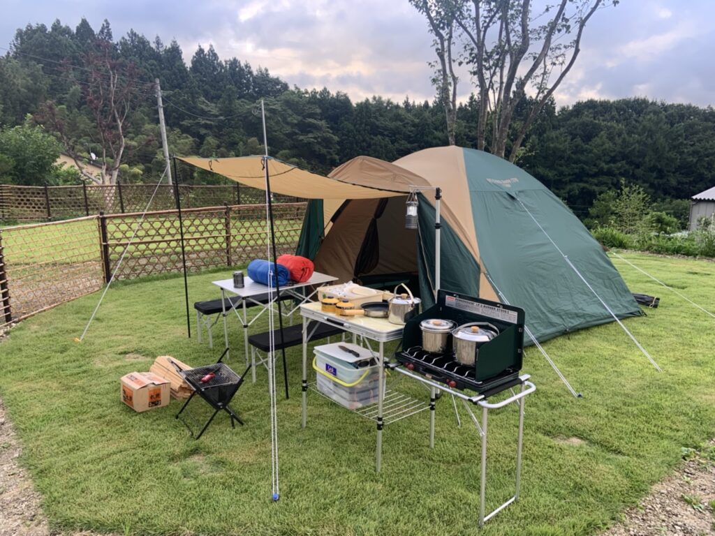 【北関東_群馬県】レンタル品も用意していますので、キャンプ初心者の方も安心です